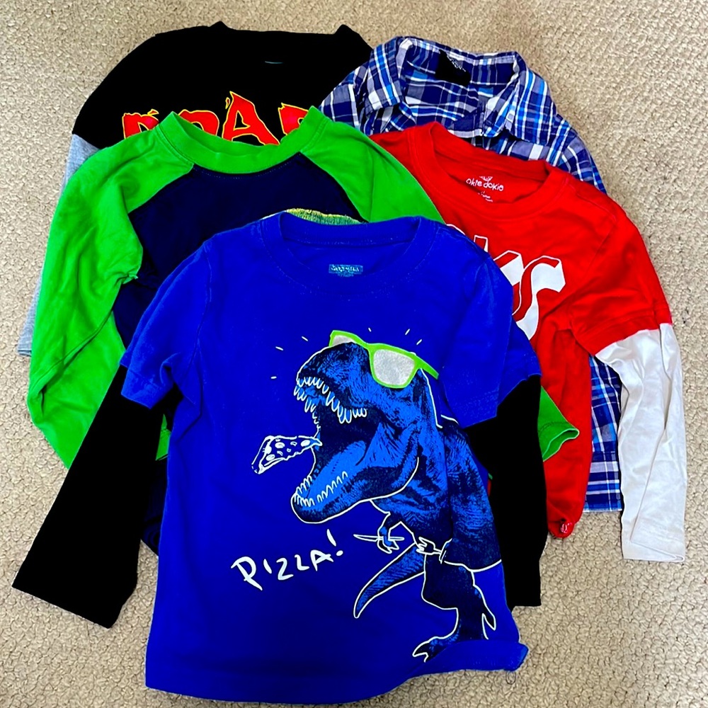 Boys 3T long sleeves lot